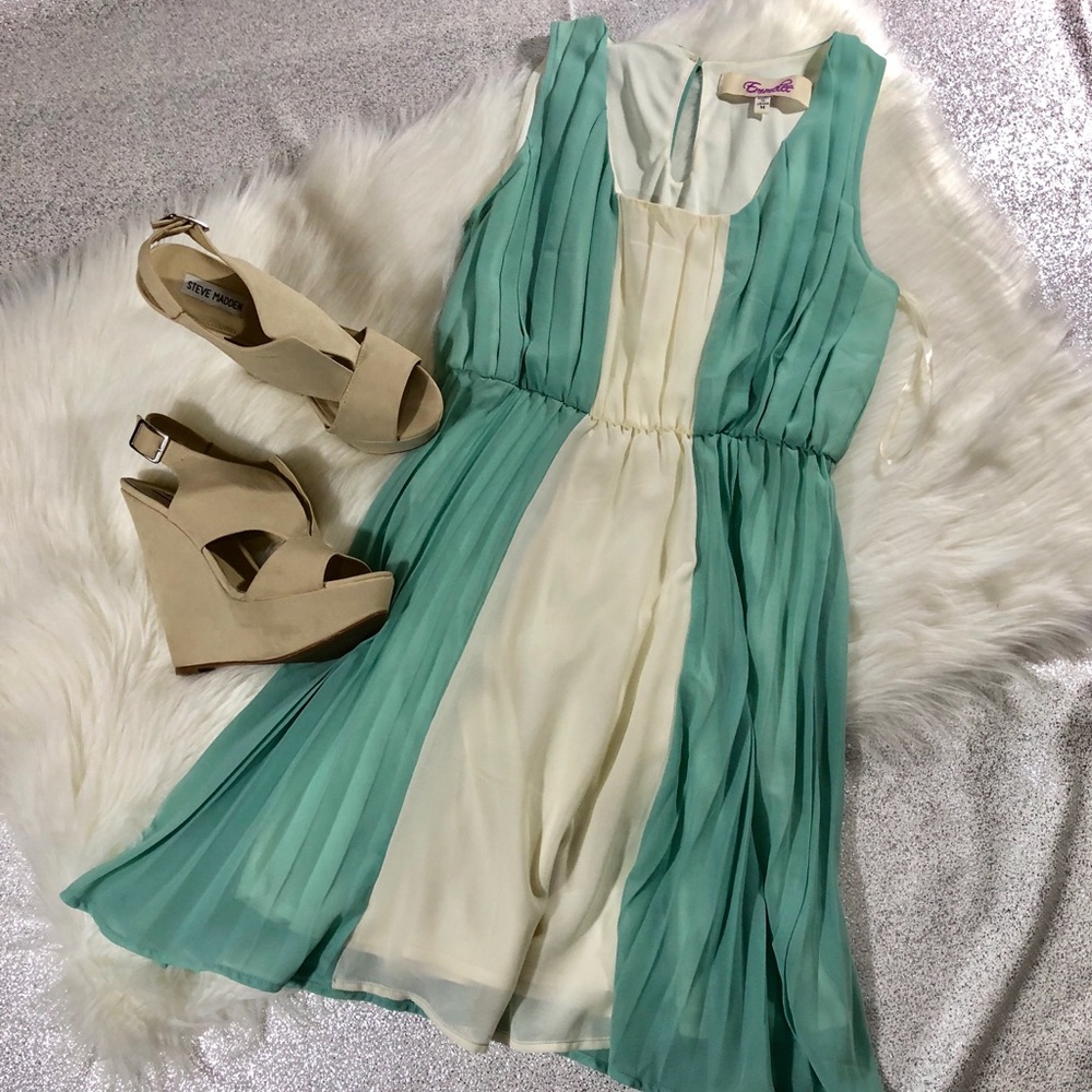 Chiffon Pleated Dress